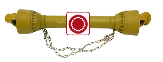 Ống Spline liên quan đến trục PTO